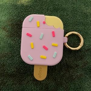 elago Ice Cream AirPods Case with Keychain Designed for Apple AirPods 1 & 2.
